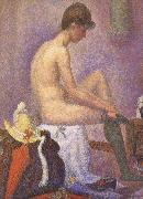Georges Seurat The Post of Woman Spain oil painting artist